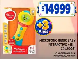 Supermercados Yaguar Benic baby microfono interactivo oferta