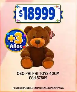 Supermercados Yaguar Phi phi toys oso oferta