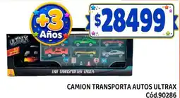 Supermercados Yaguar Ultrag camion transporta autos oferta