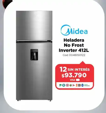 Midea heladera no frost inverter