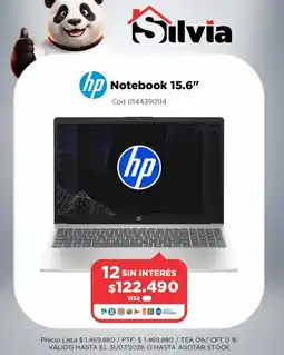 Casa Silvia Hp notebook 15.6" oferta