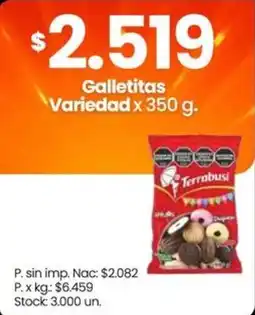Changomas Terrabusi galletitas variedad oferta