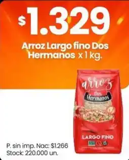 Changomas Dos Hermanos arroz largo fino oferta