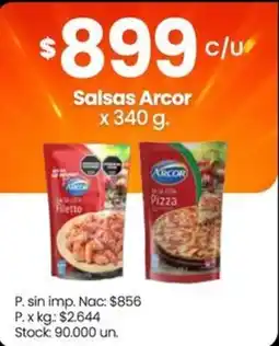 Changomas Arcor salsas oferta