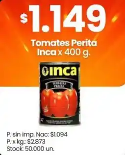 Changomas Inca tomates perita oferta
