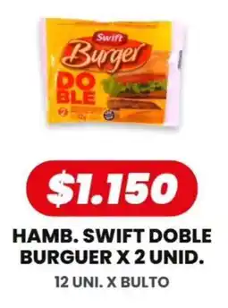 Autoservicio Capo Swift hamb. doble burguer oferta