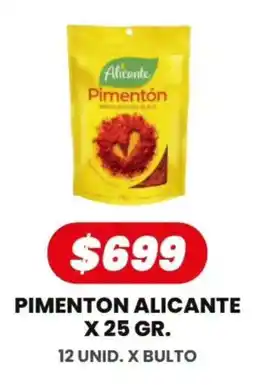 Autoservicio Capo Alicante pimenton oferta