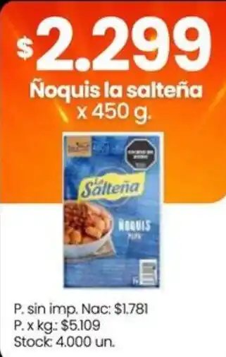 La salteña ñoquis