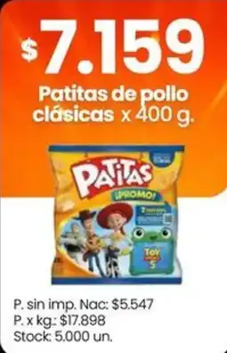 Changomas Patitas patitas de pollo clásicas oferta