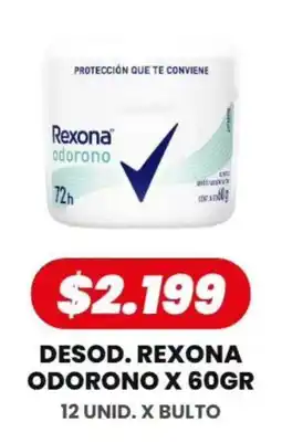 Autoservicio Capo Rexona desodorante odorono oferta