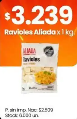 Changomas Aliada ravioles oferta