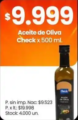 Changomas Check aceite de oliva oferta