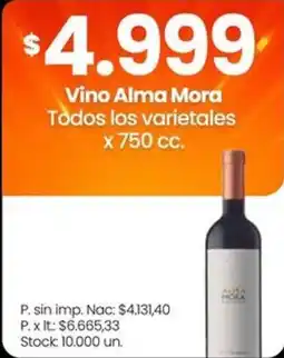 Changomas Vino Alma Mora oferta