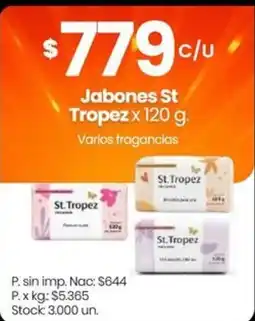 Changomas St Tropez jabones oferta
