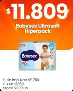 Changomas Babysec ultrasoft hiperpack oferta