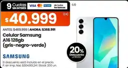 Changomas Samsung celular A16 128gb oferta
