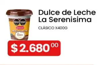 Piantoni Supermayorista La serenisima dulce de leche clasico oferta