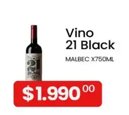 Piantoni Supermayorista Vino 21 Black oferta