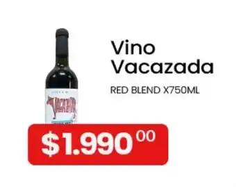 Piantoni Supermayorista Vacazada vino red blend oferta
