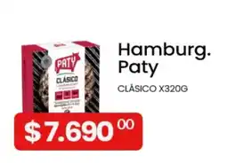 Piantoni Supermayorista Paty hamburg. paty clásico oferta