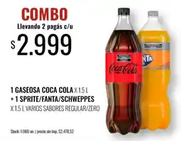 Supermercados Tadicor Coca cola gaseosa oferta
