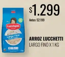 Supermercados Tadicor Lucchetti arroz largo fino oferta
