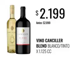 Supermercados Tadicor Canciller vino blend blanco/tinto oferta