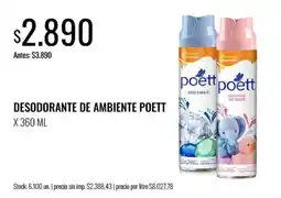 Supermercados Tadicor Poett desodorante de ambiente oferta