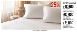 Supermercados Tadicor Juego sábanas oferta