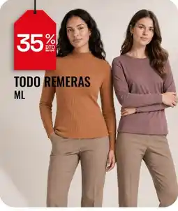 Supermercados Tadicor Todo remeras oferta