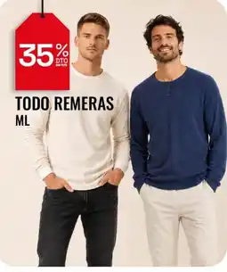 Supermercados Tadicor Todo remeras oferta