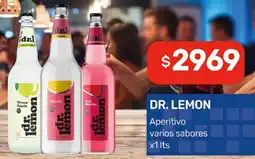 Nini Mayorista Dr. lemon aperitivo varios sabores oferta