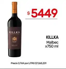 Nini Mayorista Killka malbec oferta