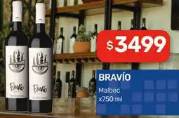 Nini Mayorista Bravío malbec oferta