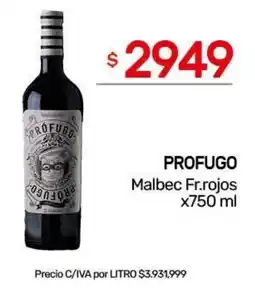 Nini Mayorista Profugo malbec fr.rojos oferta