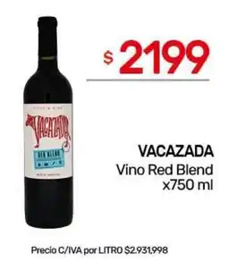 Nini Mayorista Vacazada vino red blend oferta