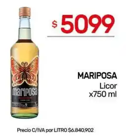 Nini Mayorista Mariposa licor oferta
