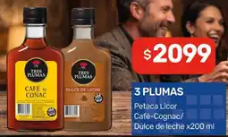 Nini Mayorista 3 plumas petaca licor café-cognac/ dulce de leche oferta