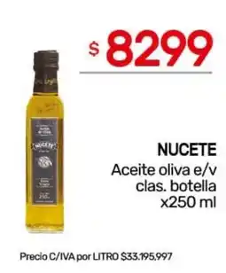 Nini Mayorista Nucete aceite oliva e/v clas. botella oferta