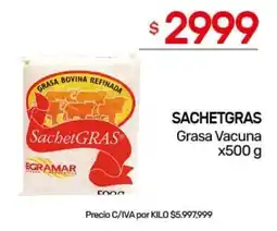 Nini Mayorista Sachetgras grasa vacuna oferta