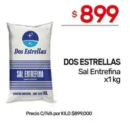Nini Mayorista Dos estrellas sal entrefina oferta
