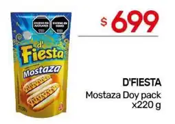 Nini Mayorista D'fiesta mostaza doy pack oferta