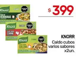 Nini Mayorista Knorr caldo cubos varios sabores oferta