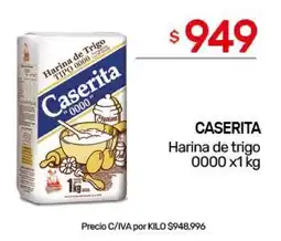 Nini Mayorista Caserita harina de trigo 0000 oferta