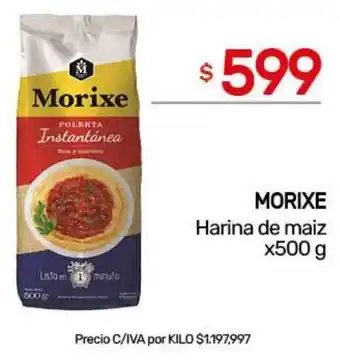 Nini Mayorista Morixe harina de maiz oferta