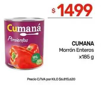 Nini Mayorista Cumana morrón enteros oferta