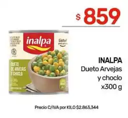 Nini Mayorista Inalpa dueto arvejas y choclo oferta