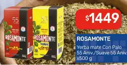 Nini Mayorista Rosamonte yerba mate con palo 55 aniv./suave 55 aniv. oferta