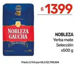 Nini Mayorista Nobleza yerba mate selección oferta