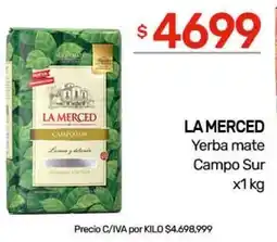 Nini Mayorista La merced yerba mate campo sur oferta
